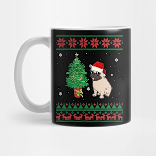 Pug Merry Xmas Ugly Christmas Mug